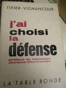 j'ai choisi la défense