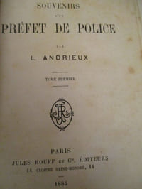 souvenirs d un prefet de police