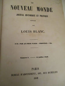 le nouveau monde - journal historique et politique