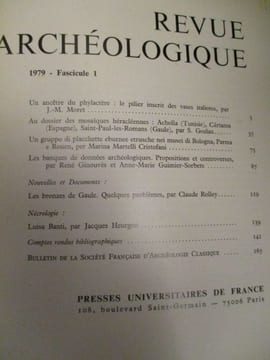 revue archéologique. undefined