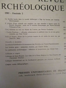 revue archéologique