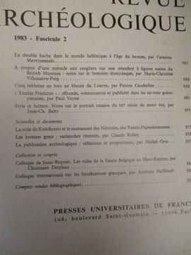 revue archéologique. undefined