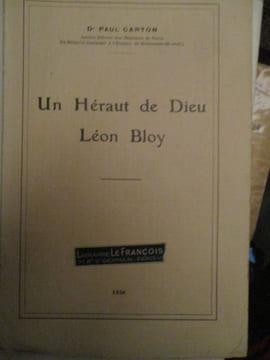 un héraut de dieu léon bloy. carton ( dr paul )