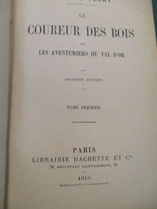 le coureur des bois ou les aventuriers du val d'or
