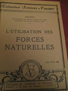 l'utilisation des forces naturelles