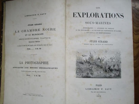 les explorations sous-marines hydrographie - appareils de sondage - le sol sous-marin - la vie dans les profondeurs de la mer - les eaux - les mers ...