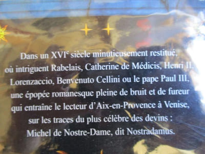 le roman de nostradamus