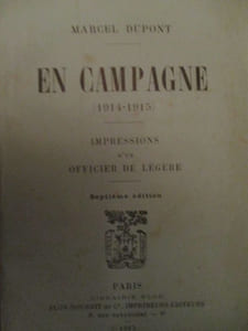 en campagne (1914-1915)