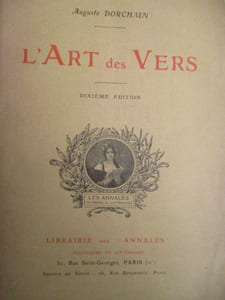 l'art des vers