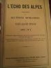 l'&eacute;cho des alpes . 