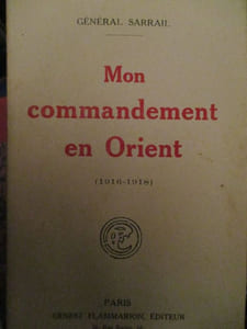 mon commandement en orient ( 1916-1918)