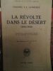 la révolte dans le désert (1916-1918). lawrence ( colonel te )