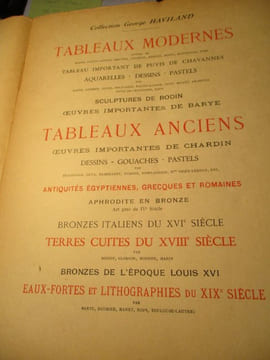 catalogue des tableaux anciens et modernes aquarelles dessins gouaches pastels sculpture antiquités égyptiennes grecques et romaines objets d art du ...