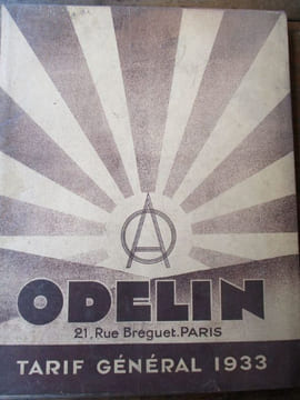 catalogue au soleil d'or ancienne maison odelin. undefined