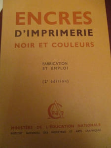 encres d imprimerie 