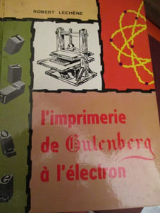 l'imprimerie de gutenberg à l'électron