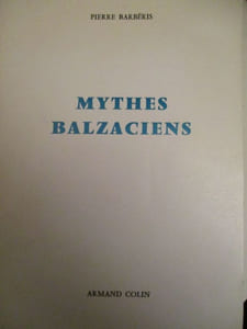 mythes balzaciens