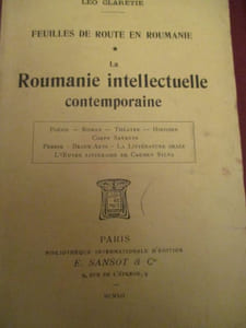 feuilles de route en roumanie - la roumanie intellectuelle contemporaine