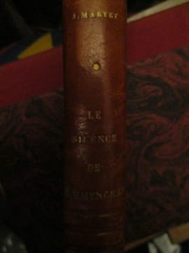le silence de M. Clemenceau. martet ( jean )