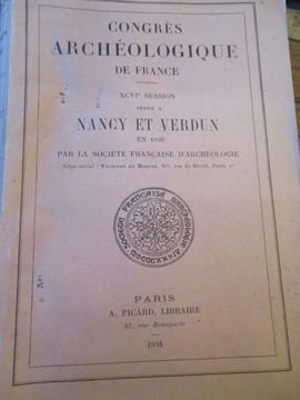 congrès archéologique de france 86e session tenue à Nancy et Verdun. collectif