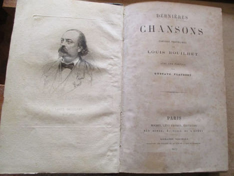 dernières chansons . bouilhet ( louis )