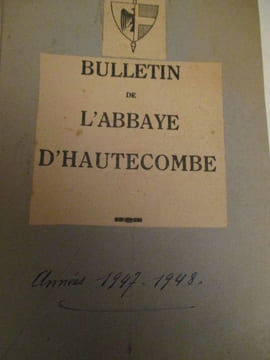 bulletin de l'abbaye d'Hautecombe. undefined