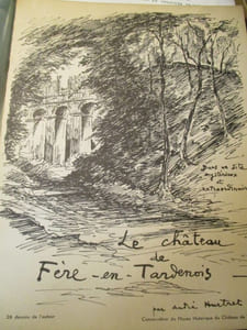 dans un site mystérieux et extraordinaire le château de fère en Tardenois