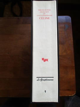 bibliographie des écrits de louis-ferdinand celine 1918-1984. dauphin (jean-pierre) fouche (pascal)