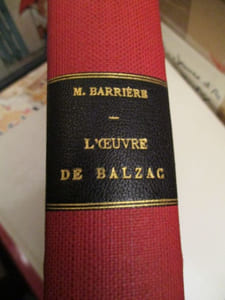 l'oeuvre de honoré de balzac - étude littéraire et philosophique sur la comédie humaine