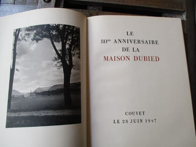 LE 80eme anniversaire de la maison Dubied