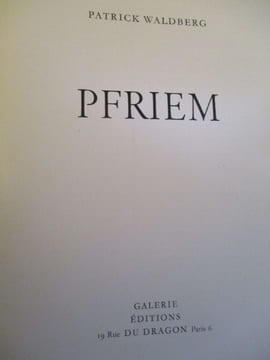 Pfriem. Waldberg (Patrick)