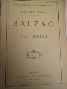 balzac et ses amies