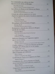 Les orfèvres Français sous l'Ancien Régime