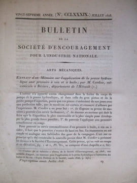 Bulletin de la société d'encouragement pour l'industrie nationale. undefined