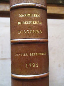 Oeuvres de Maximilien Robespierre (Tome VII) discours (2eme partie) Janvier/Septembre 1791 