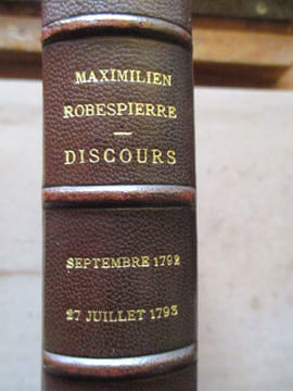 Oeuvres de Maximilien Robespierre (Tome IX) discours (4e partie) Septembre 1792 Juillet 1793. undefined