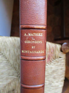 Girondins et Montagnards études d'histoire révolutionnaire