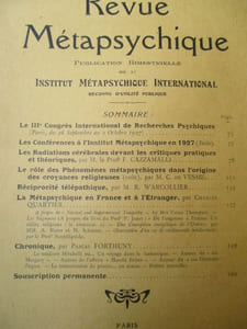 Revue métapsychique