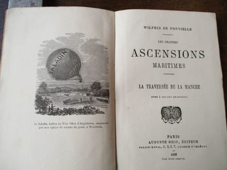 Les grandes ascensions maritimes - la traversée de la manche. De Fonvielle (Wilfrid)