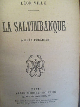 La saltimbanque moeurs foraines. Ville (Léon)