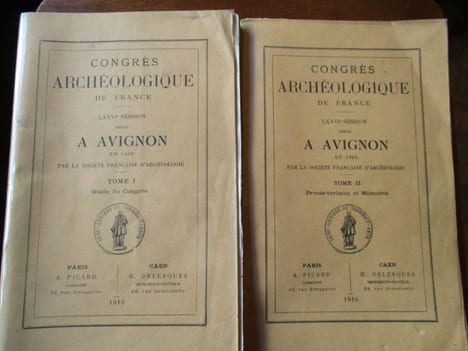 Congres archéologique de france LXXVIe session tenue à Avignon en 1909. collectif