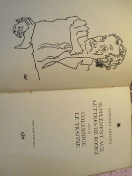 Supplément aux lettres de Rodez suivi de Coleridge le traitre. Artaud (Antonin)