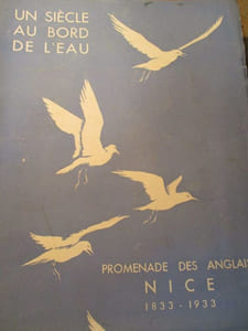 Un siècle au bord de l'eau promenade des anglais Nice 1833-1933