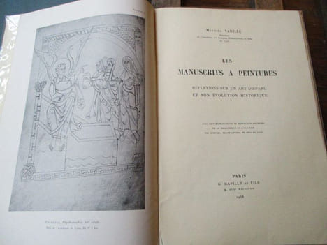 Les manuscrits a peintures réflexions sur un art disparu et son évolution historique. Varille (Mathieu)
