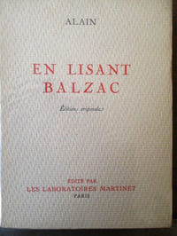 en lisant balzac