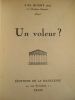 Un voleur ?. Rosny (Jh)