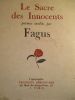 Le sacre des innocents poèmes inédits. (Georges Faillet) Fagus