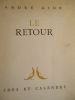 Le retour. Gide (André)
