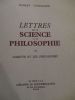 Lettres sur la science et la philosophie ou colette et les philosophes. Tournaire (robert)