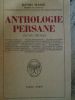 anthologie persane (XIe-XIXe siècles). Massé (Henri)